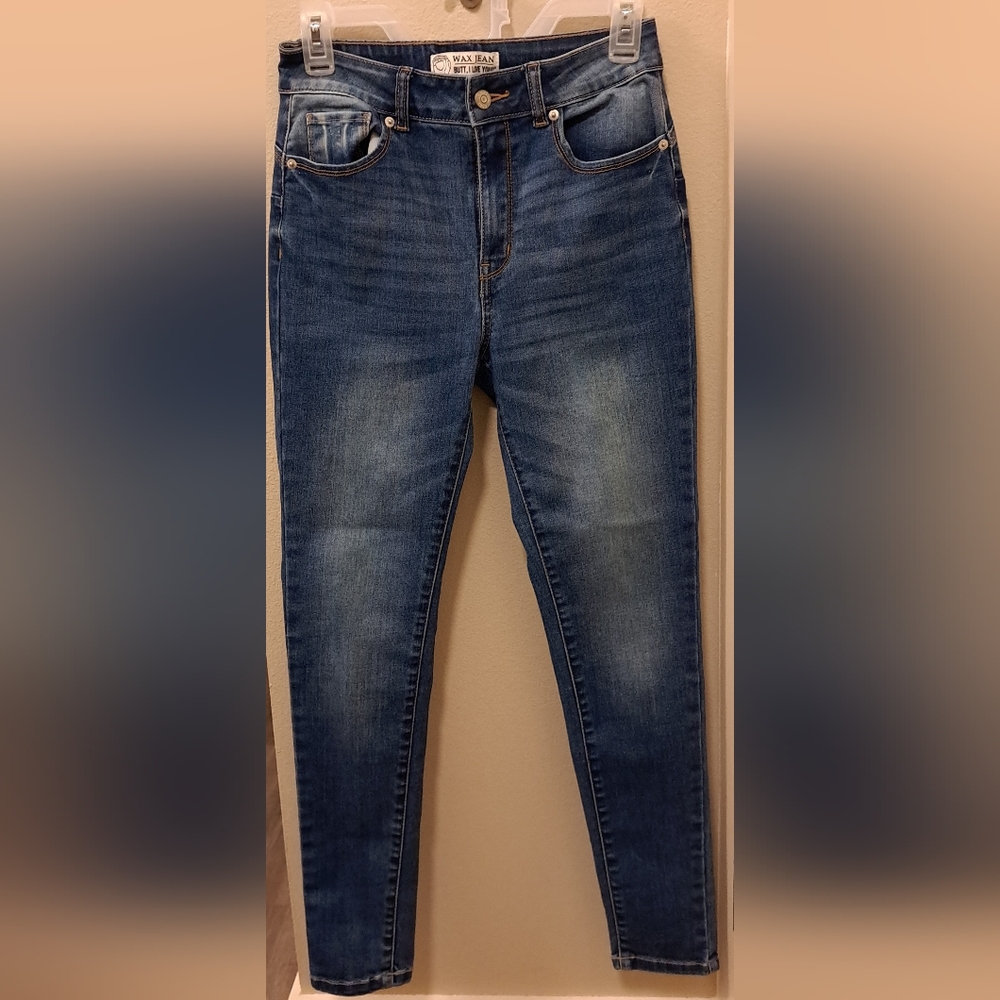 Size 3 Wax Skinny Jean Medium Denim